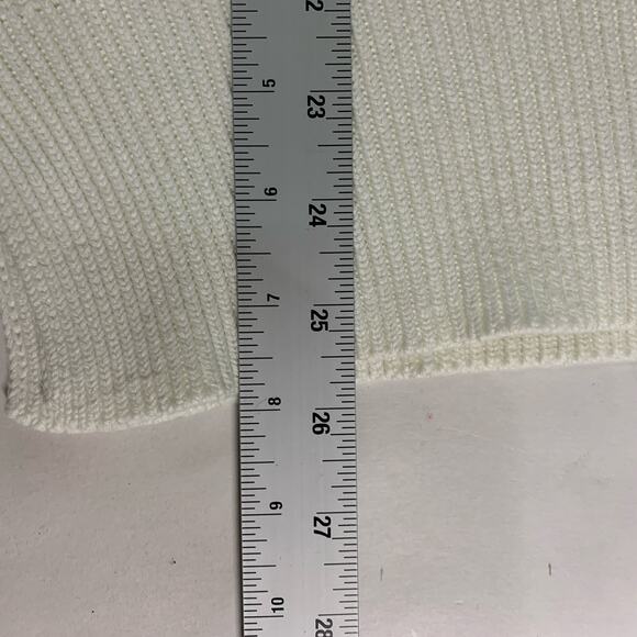 Aerie S Womens Oversized Beyond Quarter Zip Sweater Polo Green Stripe Acadamia - Picture 8 of 8